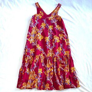 Anthropologie Porridge red floral sundress Womens Extra Small boho festival